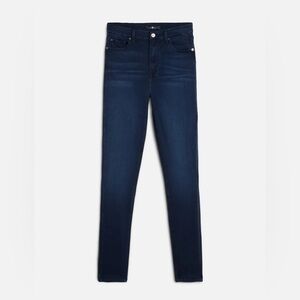 7 For All Man Kind High Waisted Skinny Jeans in Slim Illusion